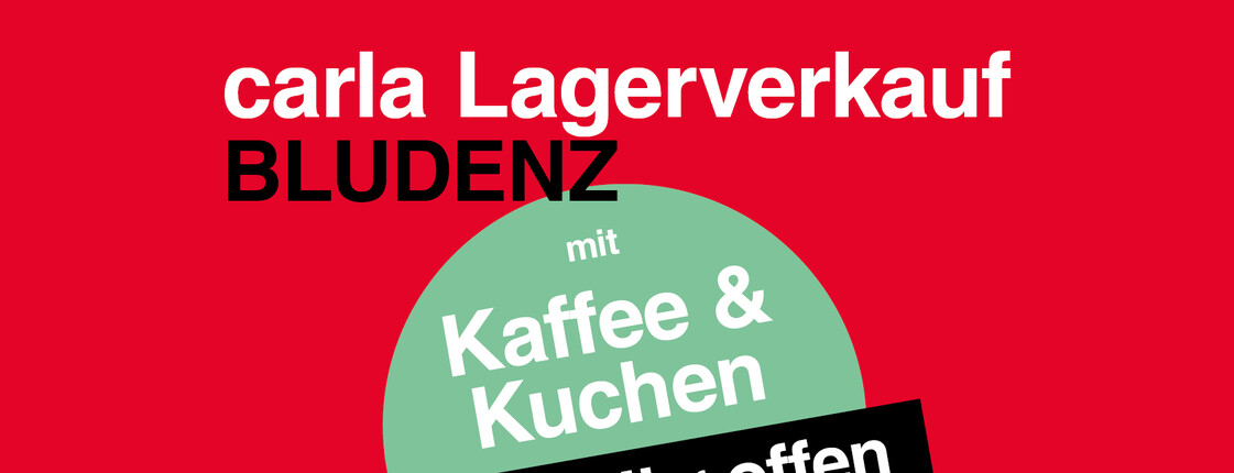 Der beliebte Lagerverkauf in Bludenz findet wieder am Freitag 27.6. statt. Diesmal gibt es Kaffee und Kuchen für alle Besucher die eine Pause machen wollen. Das gesamte Geschäft bleibt bis 20.00 Uhr geöffnet.